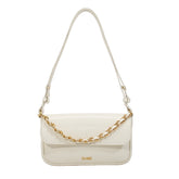 Bolsa de Couro Tiracolo Bag Julia - Off White