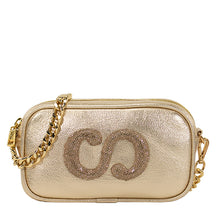 Bolsa Camera Bag de Couro Glam - Ouro