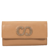 Bolsa de Couro Tiracolo Glam - Tan