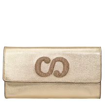 Bolsa de Couro Tiracolo Glam - Ouro