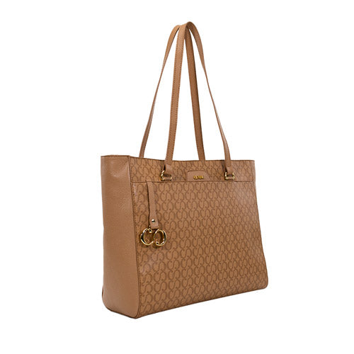 Bolsa Shopping Bag Maitê Canvas - Tan