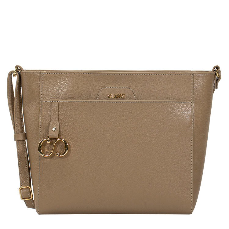 Bolsa de Couro Crossbody Maitê - Camel