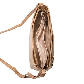 Bolsa Crossbody Canvas Maitê - Tan