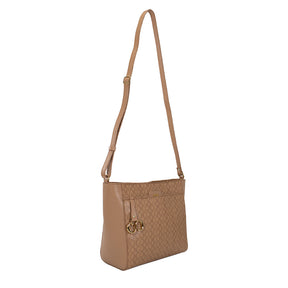 Bolsa Crossbody Canvas Maitê - Tan