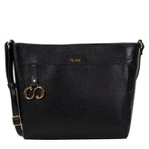 Bolsa de Couro Crossbody Maitê - Preto