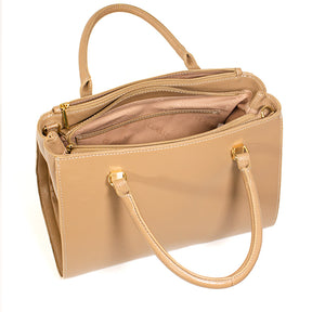 Bolsa de Couro Tote Bag Maitê - Camel