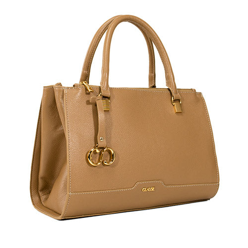 Bolsa de Couro Tote Bag Maitê - Camel