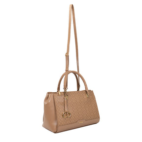 Bolsa Tote Bag Canvas Maitê - Tan