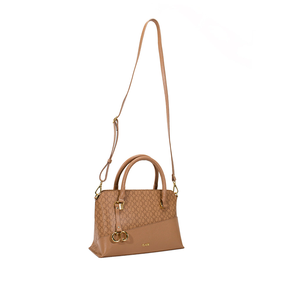 Bolsa Tote Bag Canvas Maitê - Tan