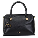 Bolsa de Couro Tote Bag Maitê - Preto