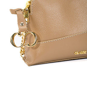 Bolsa de Couro Crossbody Maitê - Camel