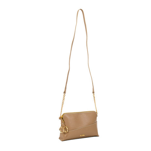 Bolsa de Couro Crossbody Maitê - Camel