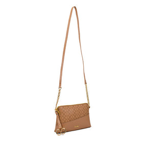 Bolsa Crossbody Maitê Canvas - Tan