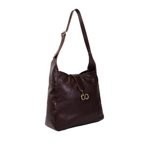 Bolsa de Couro Hobo Suri - Chocolate