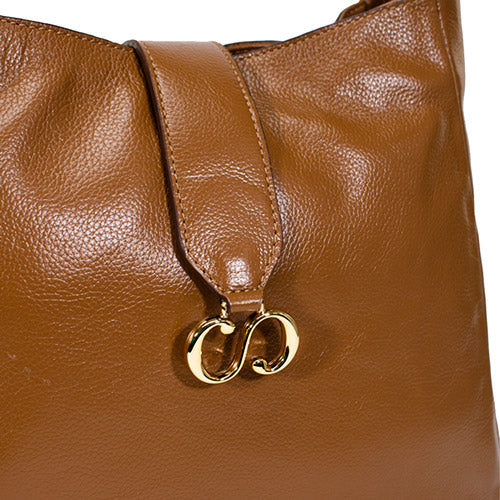 Bolsa de Couro Hobo Suri - Nocciola