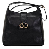 Bolsa de Couro Crossbody Suri - Preto