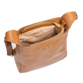 Bolsa de Couro Crossbody Suri - Nocciola