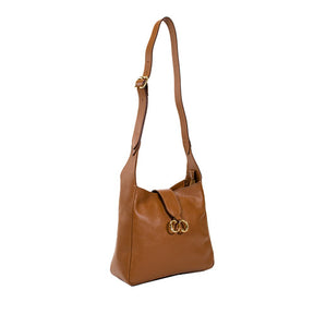 Bolsa de Couro Crossbody Suri - Nocciola