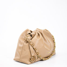 Bolsa de Couro Crossbody Bag Bru - Camel