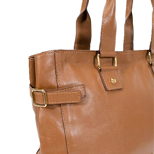 Bolsa de Couro Tote Luisa - Nocciola Soft