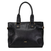 Bolsa de Couro Tote Luisa - Preto Soft