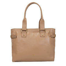 Bolsa de Couro Tote Luisa - Tan Soft