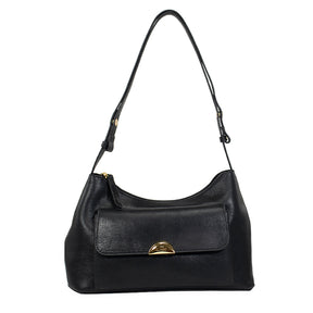 Bolsa de Couro Crossbody Bag Luma - Confort Preto