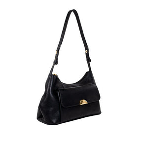 Bolsa de Couro Crossbody Bag Luma - Confort Preto