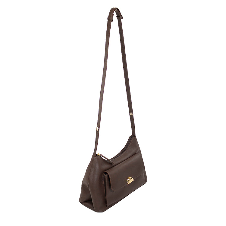 Bolsa de Couro Crossbody Bag Luma - Confort Toffe