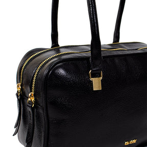 Bolsa de Couro Maxi Camera Bag Sena - Preto