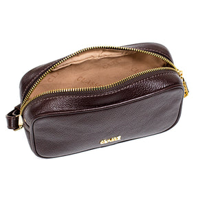 Bolsa de Couro Camera Bag Sena - Chocolate