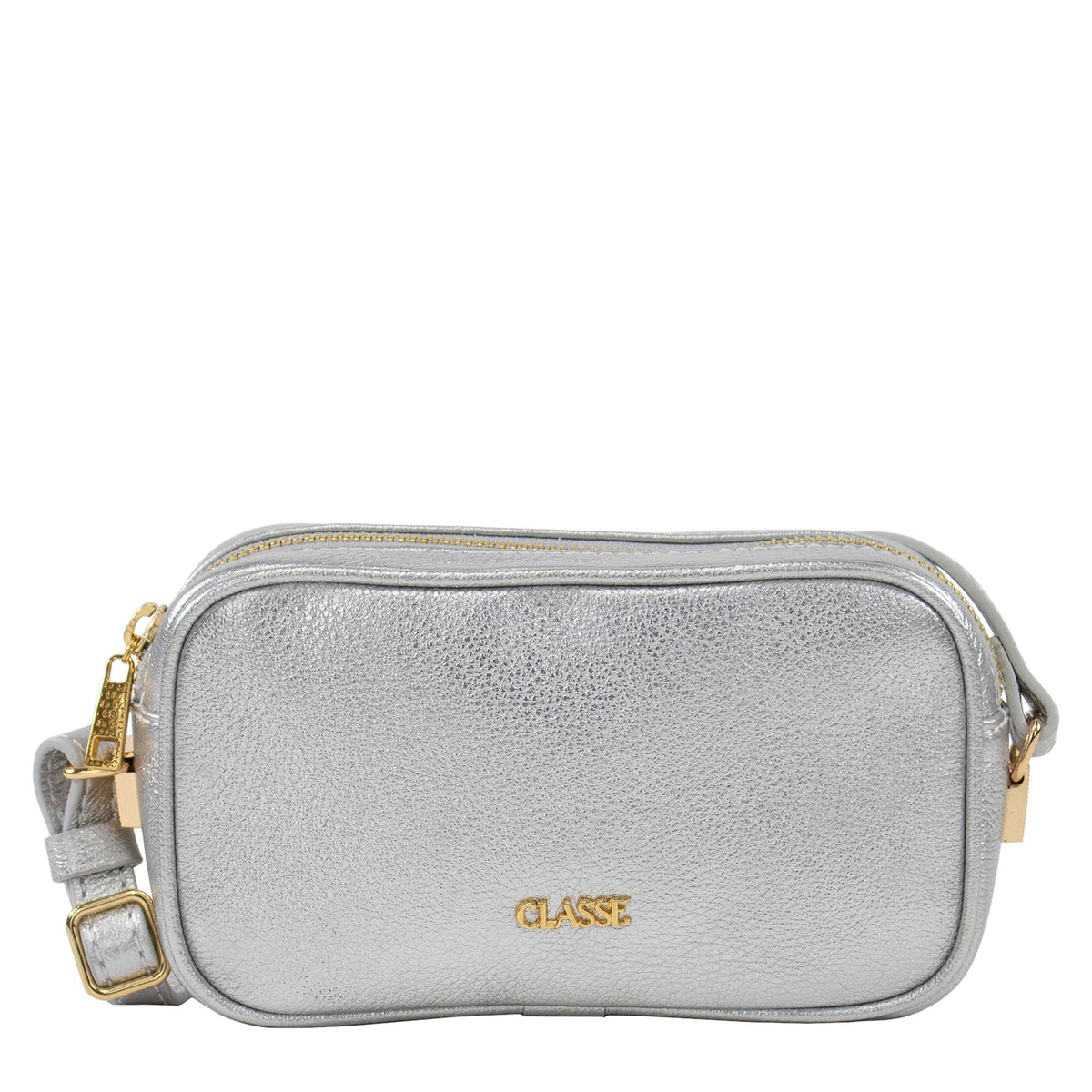 Bolsa de Couro Camera Bag Sena - Prata