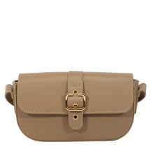 Bolsa de Couro Tiracolo Bag Clara - Camel