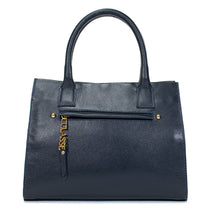 Bolsa de Couro Tote Bag San - Marinho