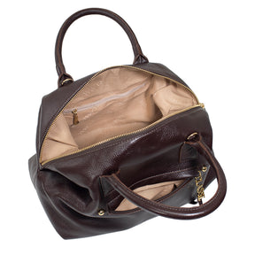 Bolsa de Couro Tote Bag San - Chocolate