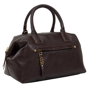 Bolsa de Couro Tote Bag San - Chocolate