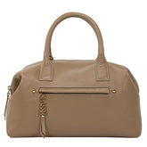 Bolsa de Couro Tote Bag San - Camel