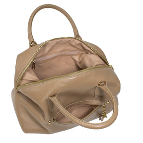 Bolsa de Couro Tote Bag San - Camel