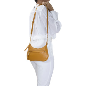 Bolsa de Couro Crossbody Bag San - Mel