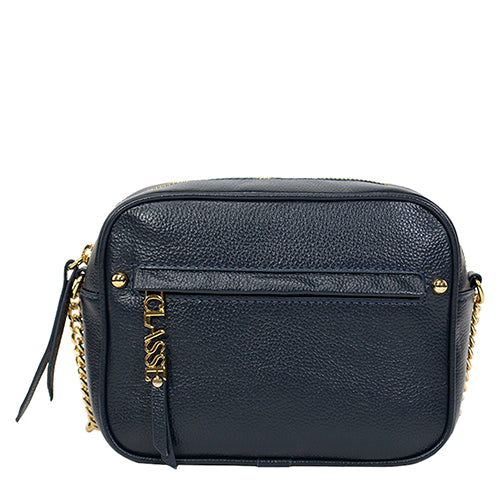 Bolsa de Couro Camera Bag San - Marinho