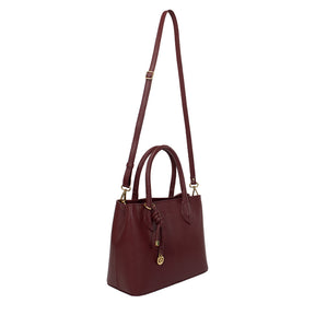 Bolsa de Couro Tote Bag Ari - Ruby