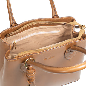Bolsa de Couro Tote Bag Ari - Nocciola