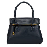 Bolsa de Couro Tote Dani - Marinho