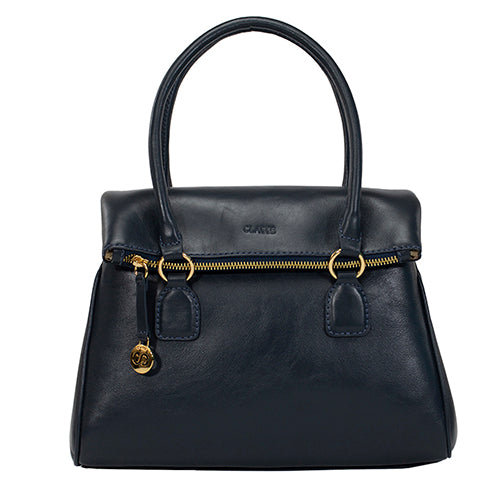 Bolsa de Couro Tote Dani - Marinho