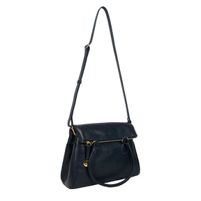 Bolsa de Couro Tote Dani - Marinho