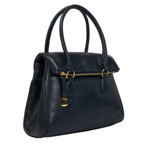 Bolsa de Couro Tote Dani - Marinho