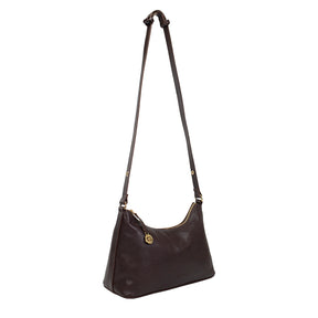 Bolsa de Couro Hobo  Dani - Chocolate