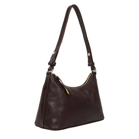 Bolsa de Couro Hobo  Dani - Chocolate
