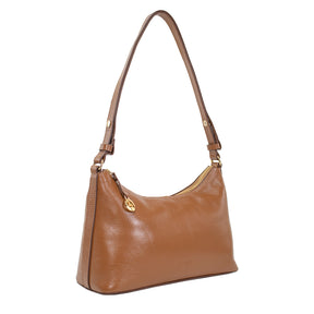 Bolsa de Couro Hobo  Dani - Nocciola