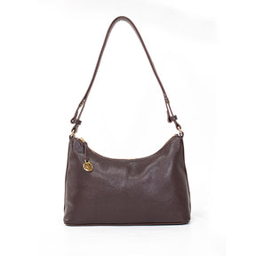 Bolsa de Couro Hobo  Dani - Chocolate
